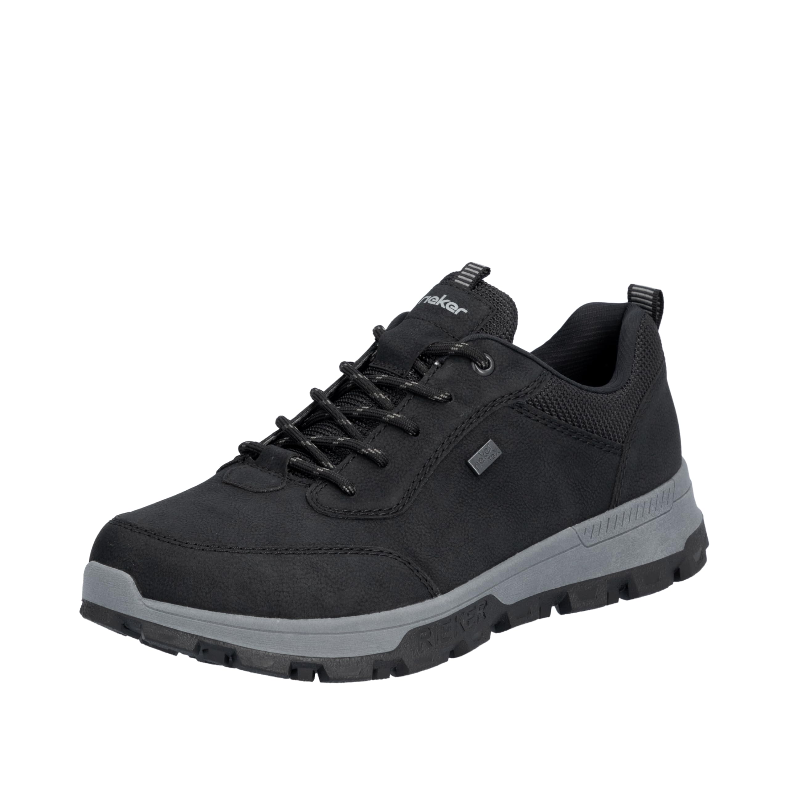 Rieker Sporty Lace-Up Black, Black 00, 40 EU