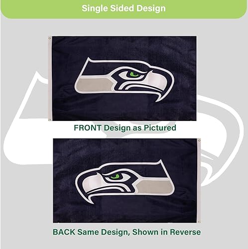 Miniatura 113 de NFL Dallas Cowboys - Bandera duradera de 3 x 5 para exteriores con ojales, bandera y pancarta resistentes para jardín al aire libre y patio, bandera