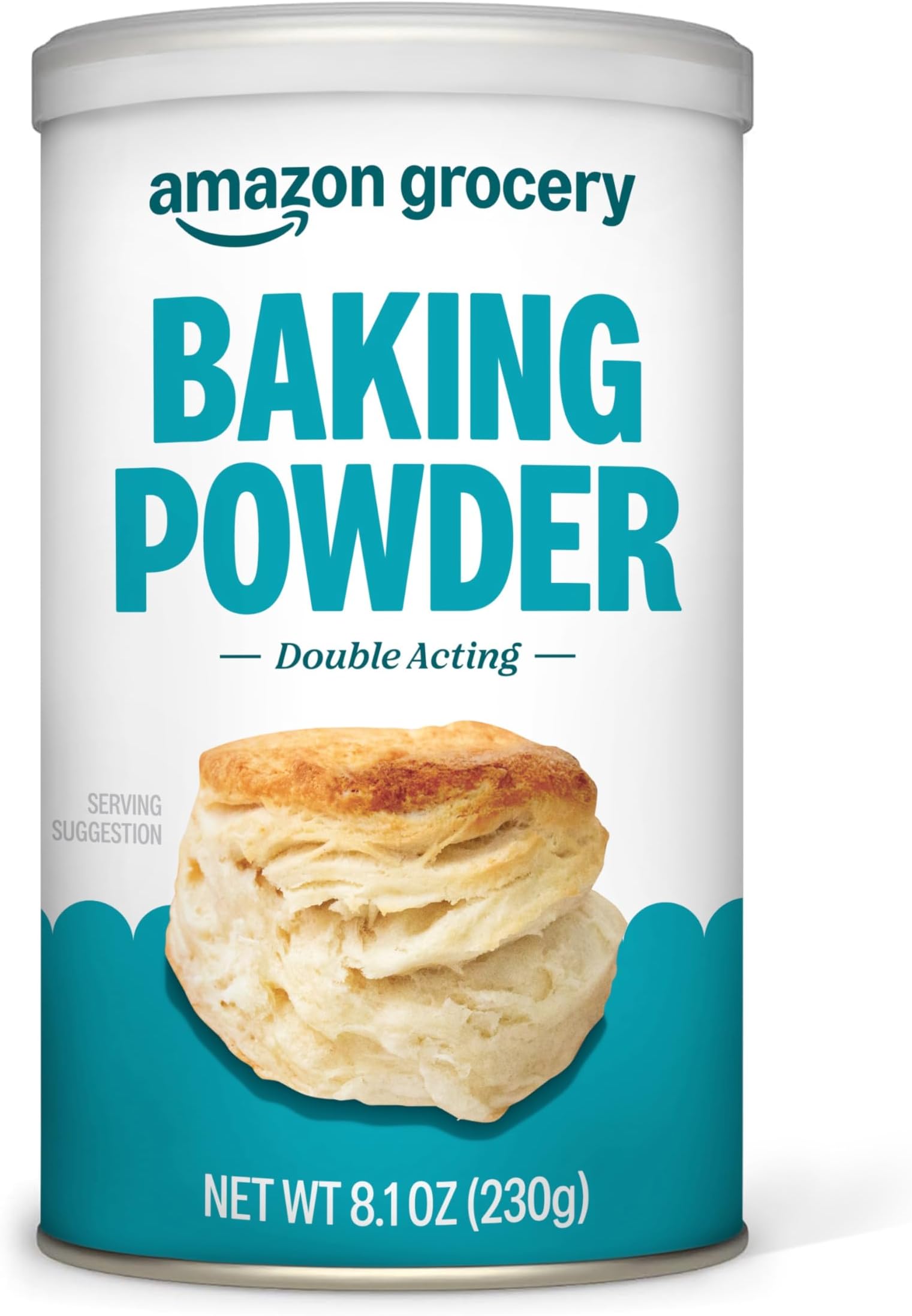 Amazon Grocery, Baking Powder, Double Acting, 8.1 Oz
