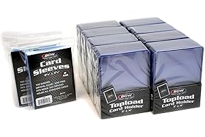 #1 Choice for Card Collectors -  BCW 200 Top Loaders & Penny Sleeves