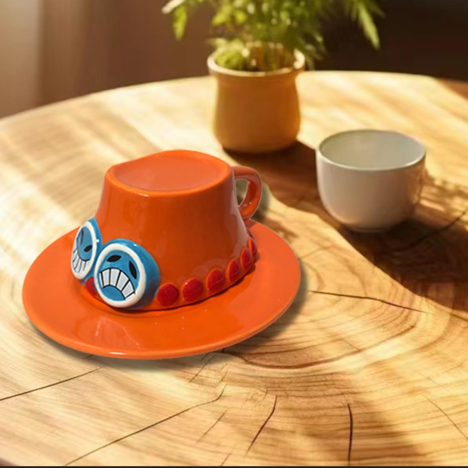 Anime Tazza, Tazza da caffè in ceramica Ace Anime, Tazze cartone animato creativo, Tazza per tè e latte, Regalo per Natale, compleanno, anniversario