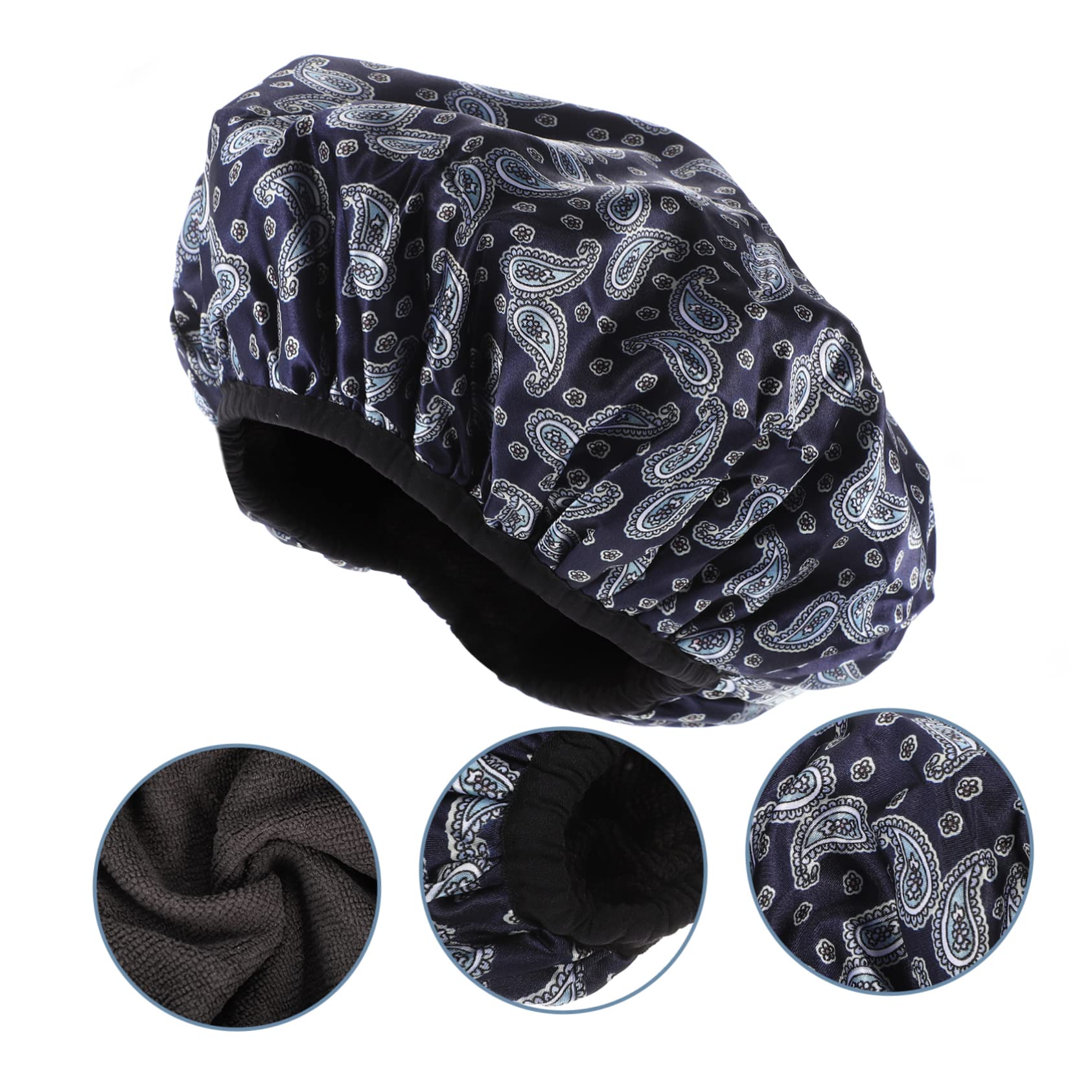 minkissy 3 Piezas gorro de decoración del cabello gorro de baño elástico o natacion niño o natación niño o de pelo o de baño doméstico o de baño creativo triple