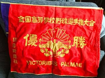 全国高等学校野球選手権大会　優勝旗　タオル　甲子園　甲子園優勝旗　高校野球 Amazon.co.jp: 、高校野球 甲子園 優勝旗タオル : おもちゃ
