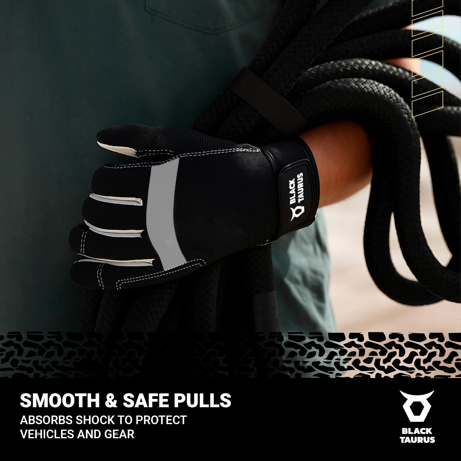 Complete Off-Road Recovery Kit – 2-3/8" 30' HD Snatch Strap (17,600lbs), 10' Equalizer Strap 13,200 lbs, Steel D-Shackles, 30,000-lb HMPE Soft Shackle, Gloves & Storage Bag for 4×4 Rescue