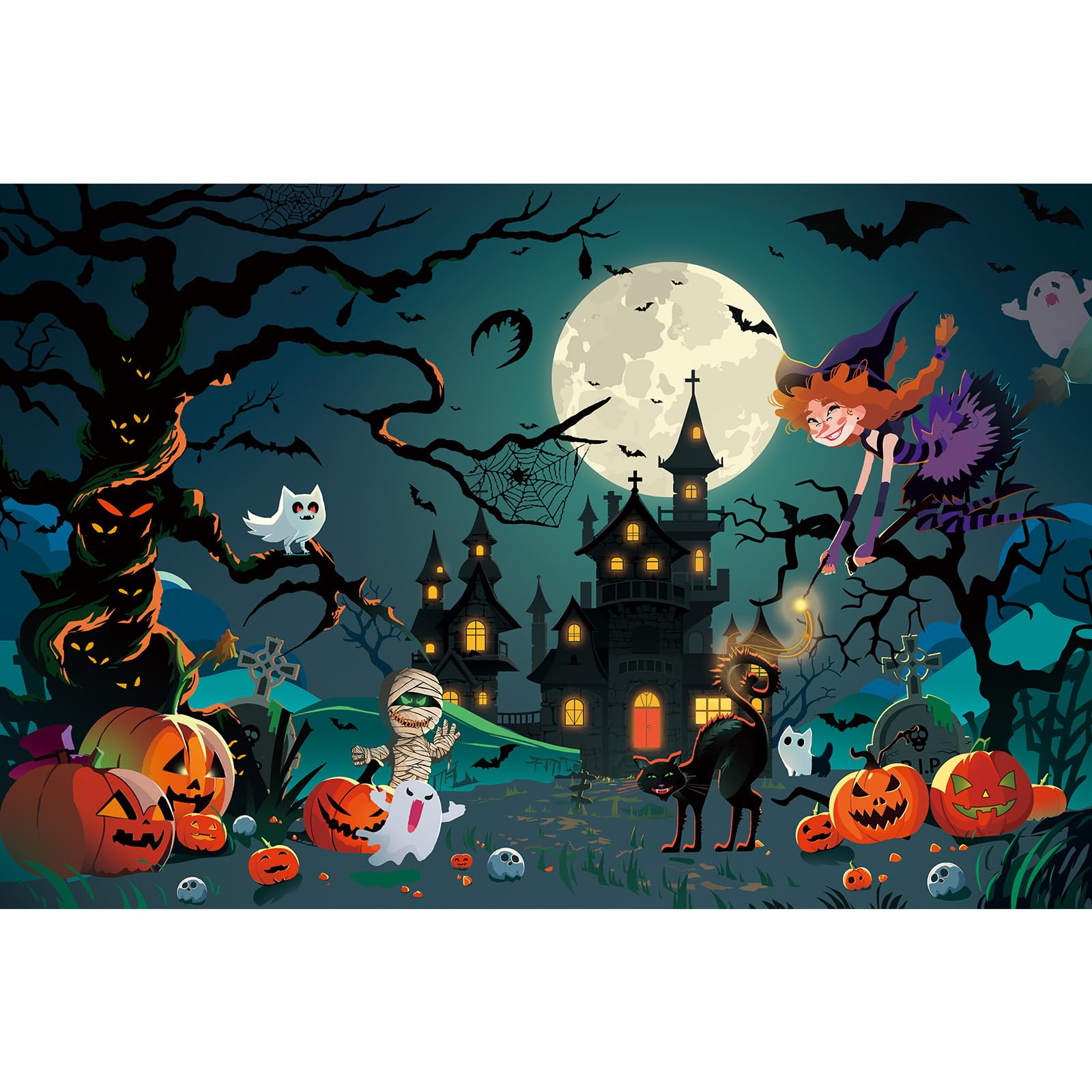 Photo 1 of REHALY Halloween Jigsaw Puzzle 100 Piece