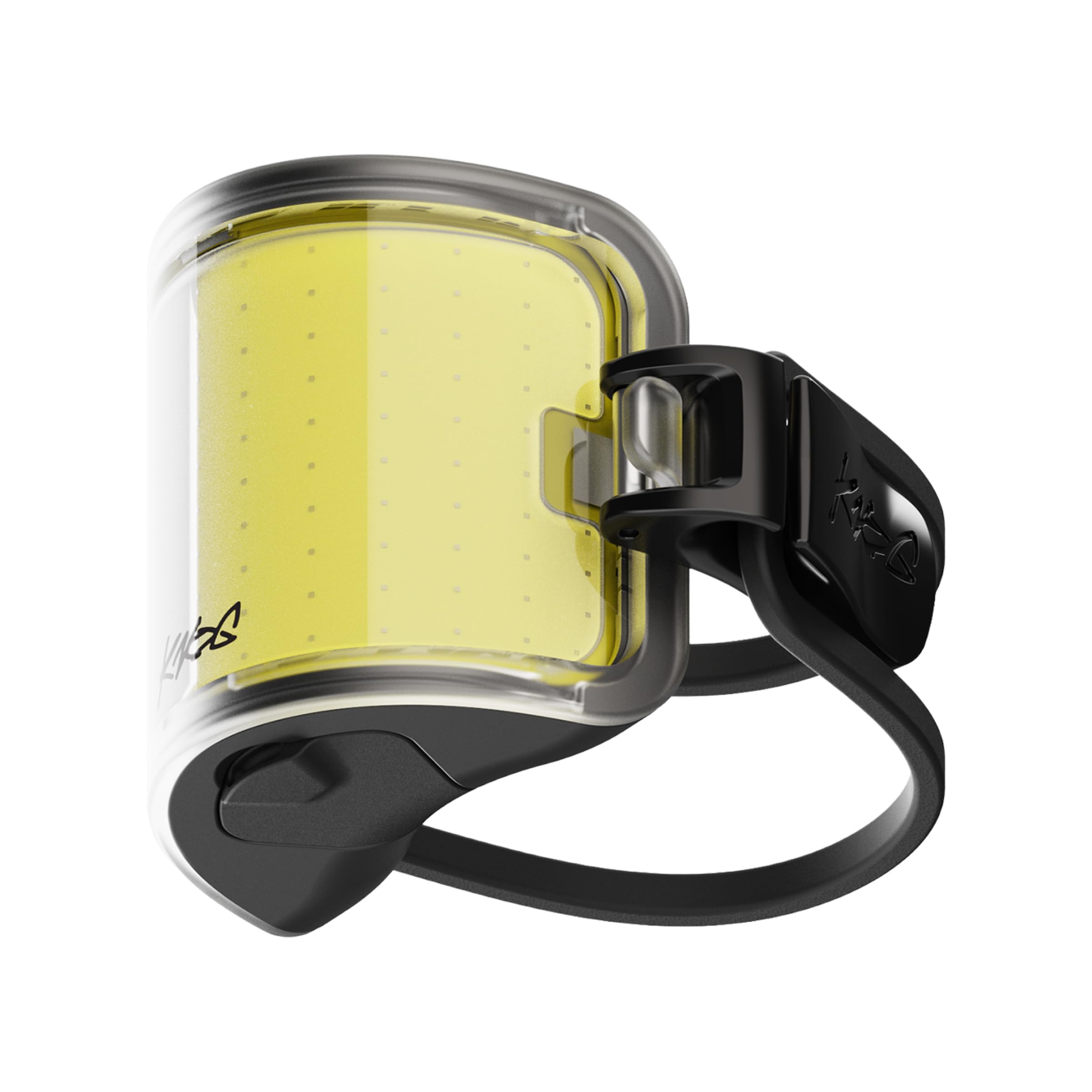 Knog Cobber Mini phare avant de vélo, 110 lumens, rechargeable par USB, faisceau large de 330°, 8 modes d'éclairage, y compris Eye Saver, étanche IP67