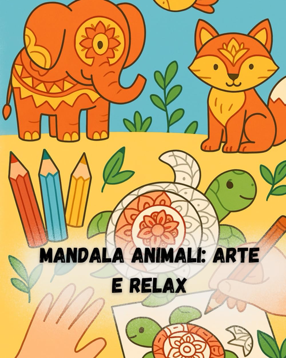 Mandala Animali: Arte e Relax: Un viaggio creativo tra natura e geometria per adulti e bambini