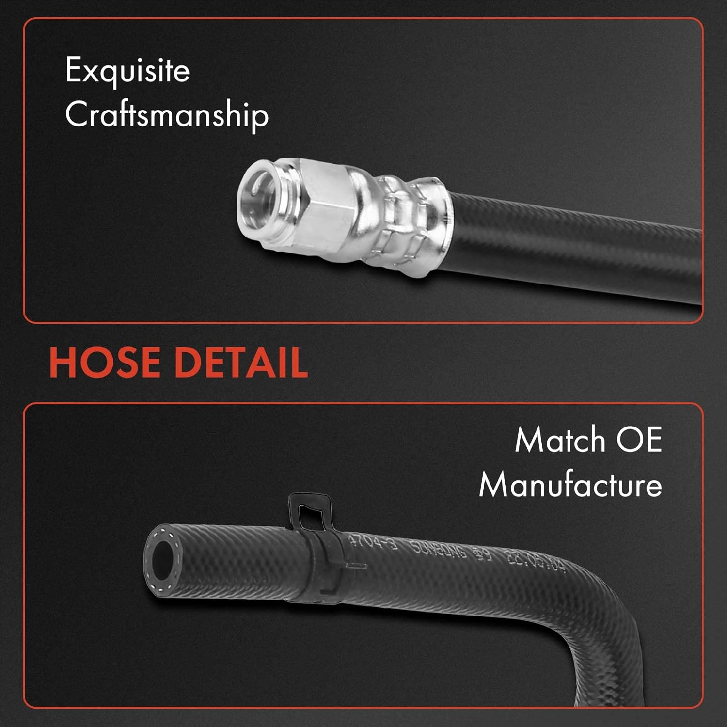 A-Premium Power Steering Return Hose Line Assembly Compatible with Jeep Grand Cherokee & Dodge Durango, 2012 2013 2014 2015, 3.6L, with Quick Connect, Gear To Cooler