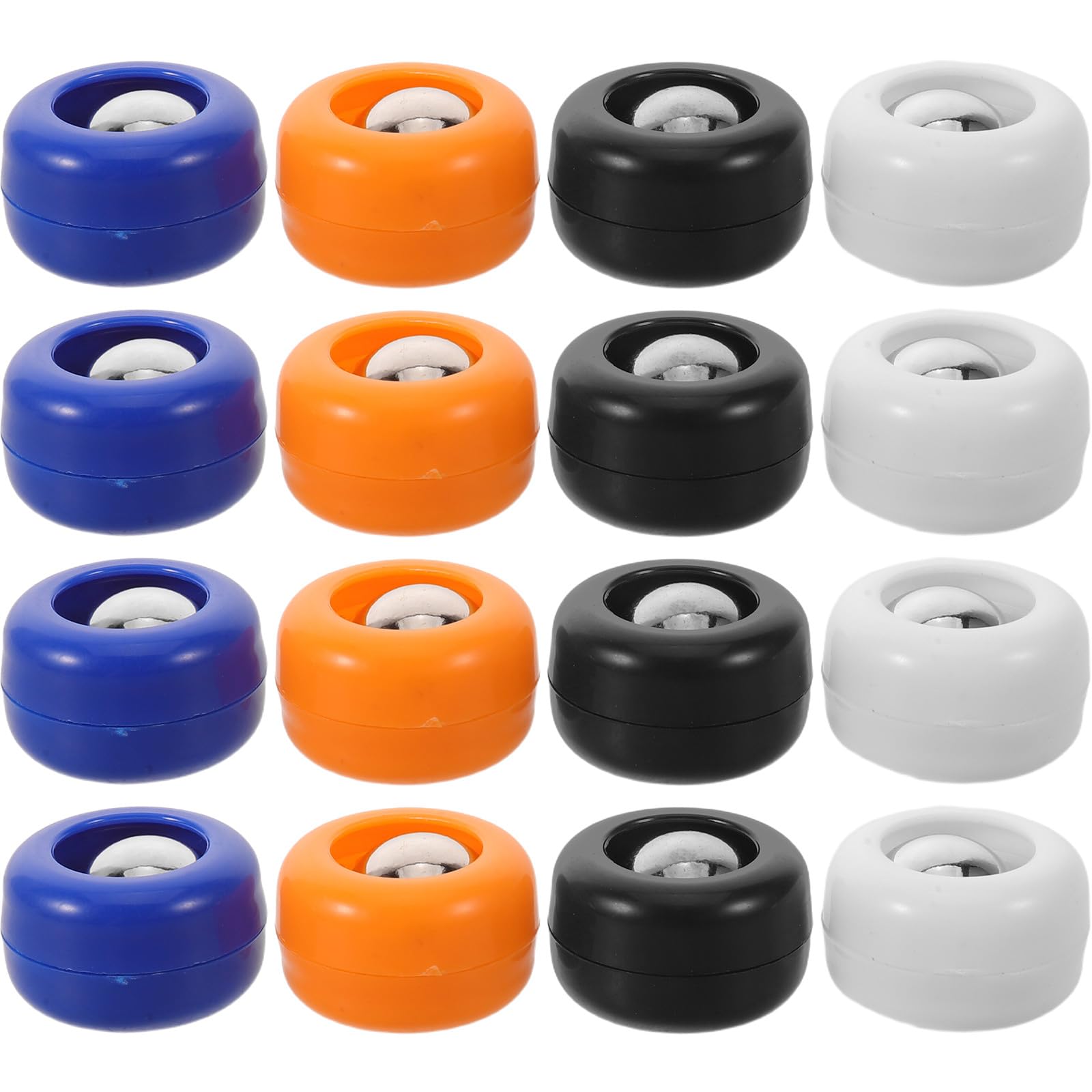 16 palets de Jeu de palets - Mini Rouleaux de 2,5 cm pour Le Jeu de Curling - Jeux de société de Table, pièces à Rouler pour Les activités Scolaires et de Bureau