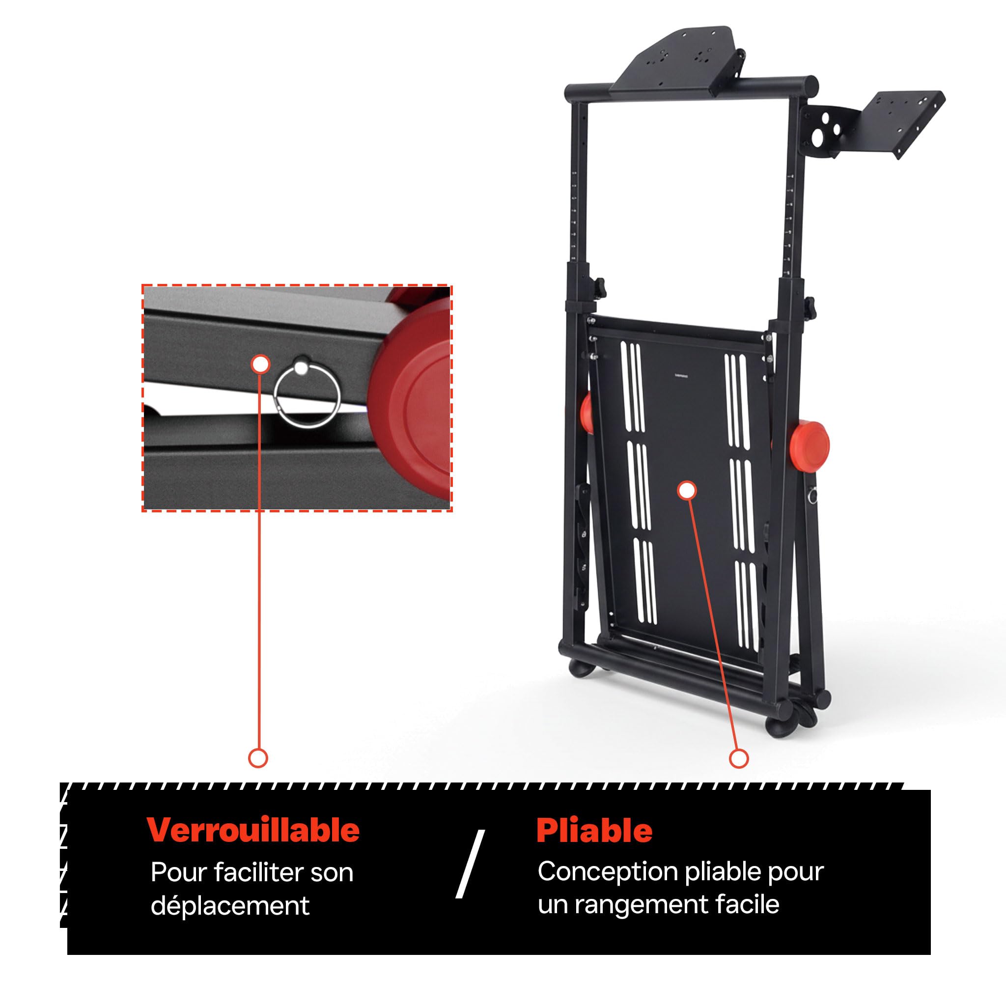 VDD Compatible avec Logitech & Fanatec - Support de roue - Support de volant de course