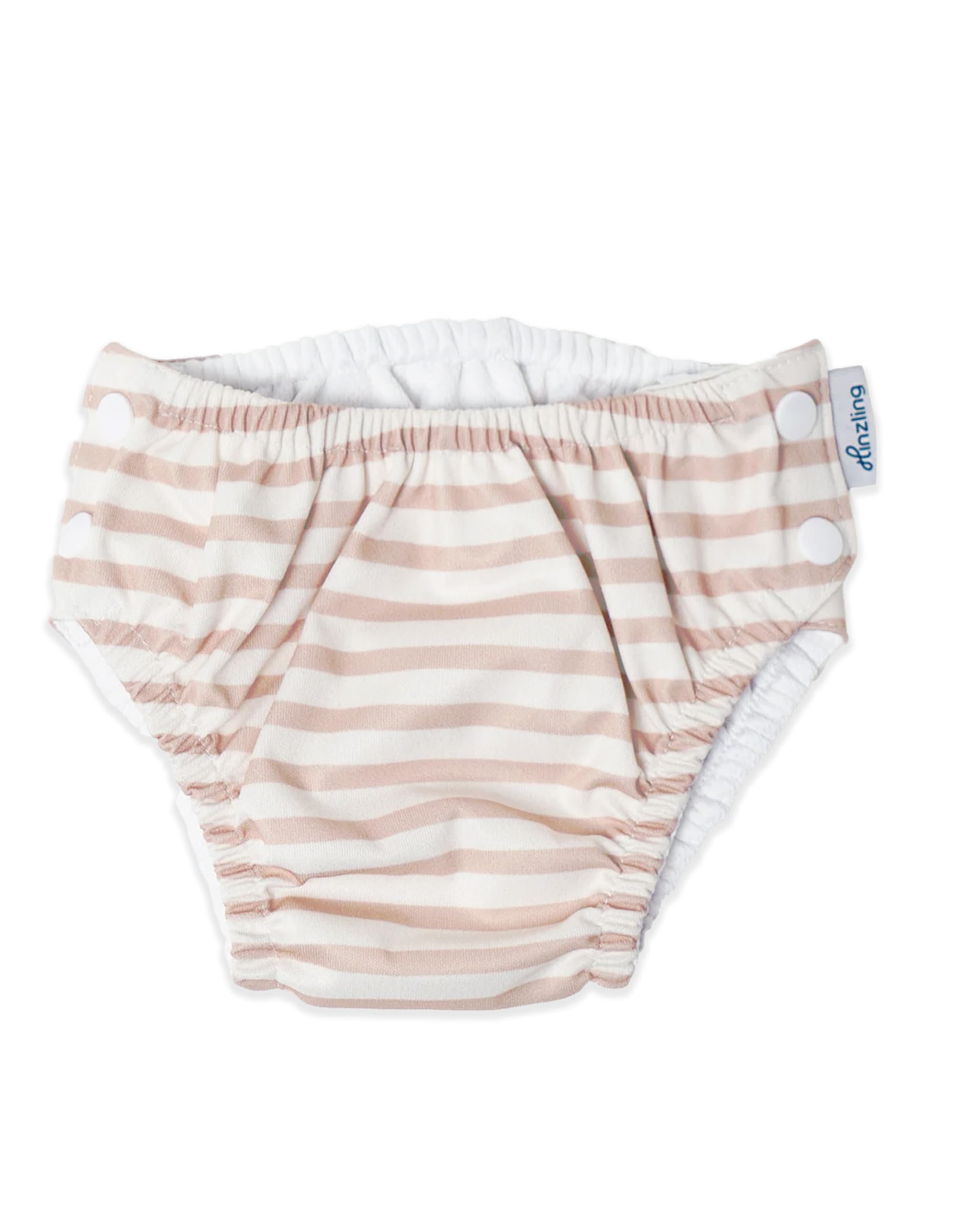 Hinzling Schwimmwindel Boho lines (S - 56/62/68)– Nachhaltig, Auslaufsicher – Schwimmwindel Baby, Made in Europe – Material komplett recycelt
