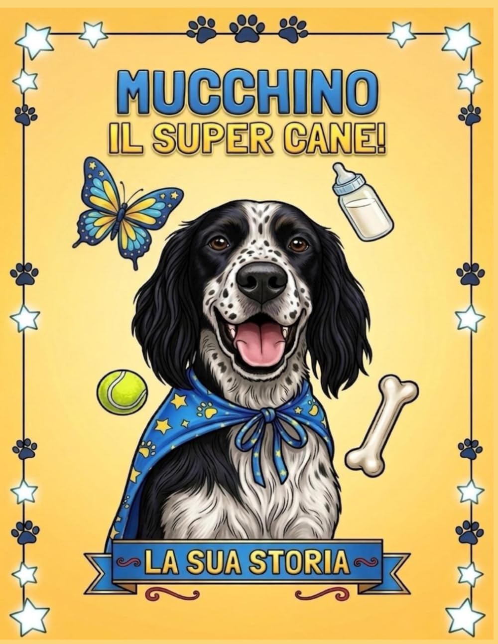 Mucchino il super cane!La sua storia: Una storia vera di coraggio e amore da colorare