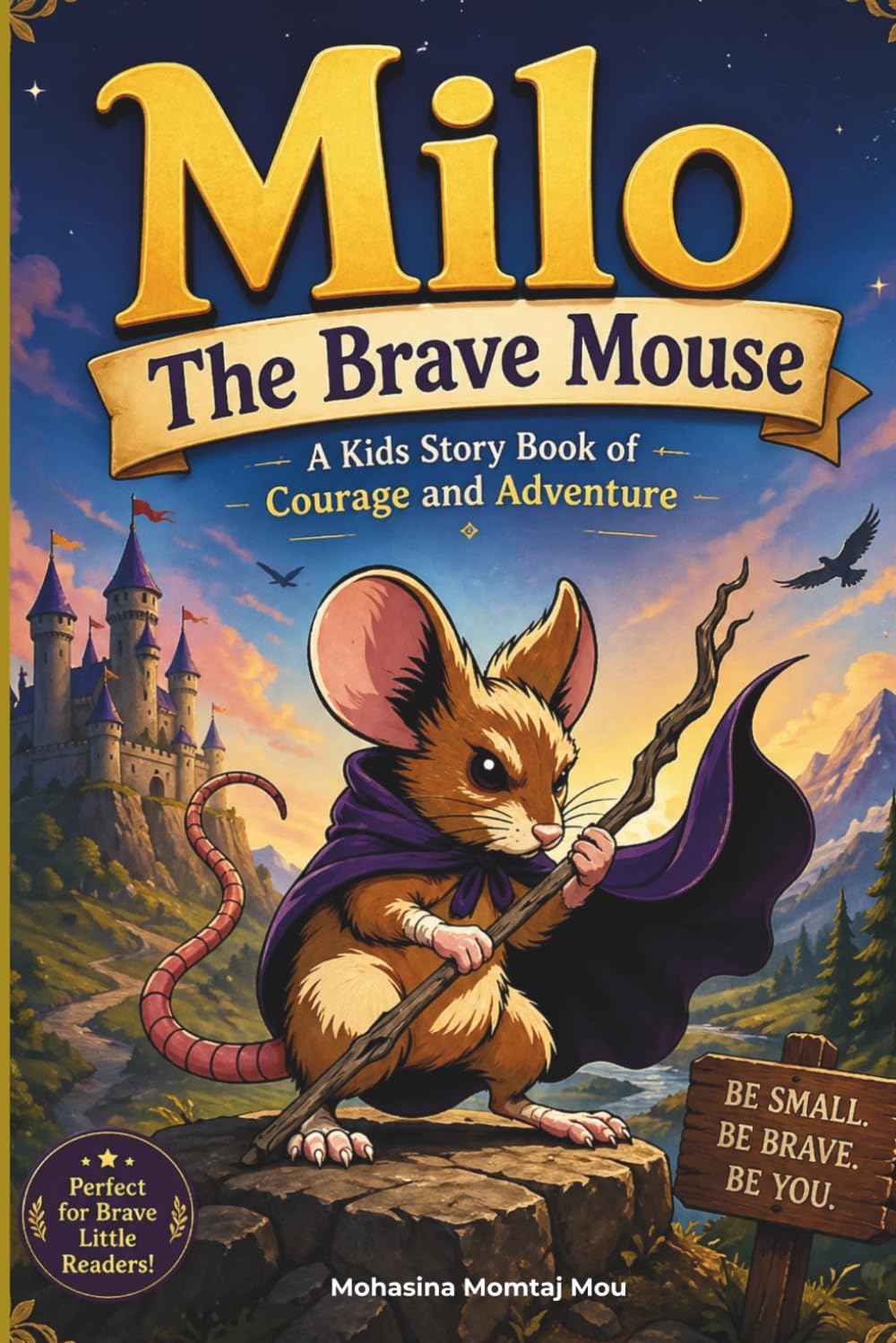 Milo The Brave Mouse: A Kids Story Book of Courage and Adventure