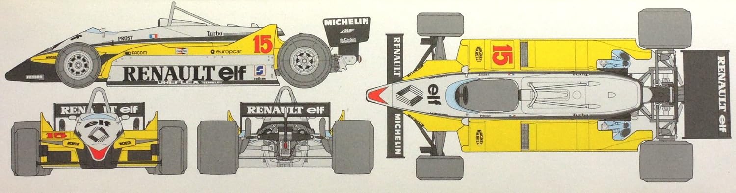 Tamiya 1/20 Renault RE30B Turbo Formula One TAM20018