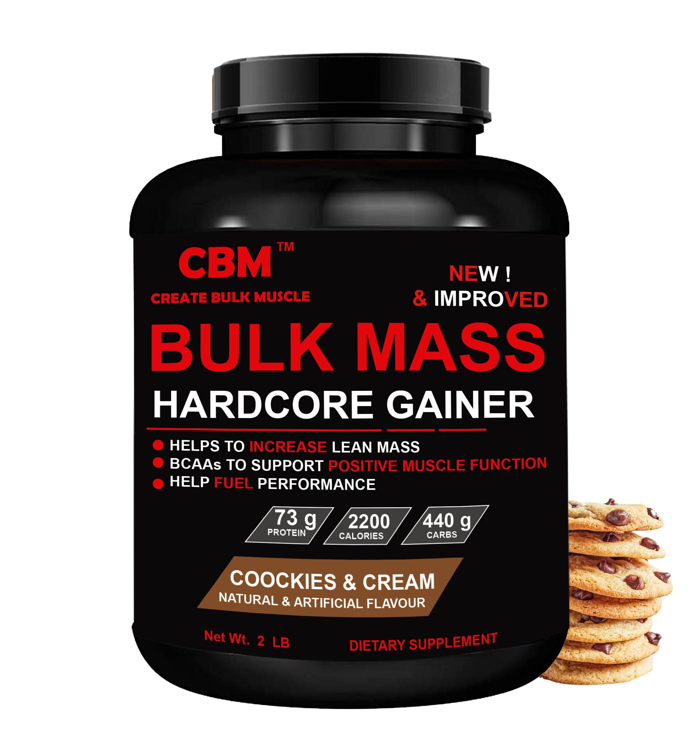 Delicous Cookies and Cream Flavor Bulk Mass Gainer for Weight Gain Protein Powder 1kg Pack of 1 Pcs (B0CQWKGV61) Amazon Price History, Amazon Price Tracker