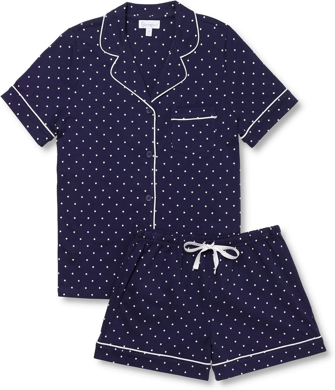 PajamaGram Pajamas For Women - Womens Pajama Short Sets, 100% Cotton