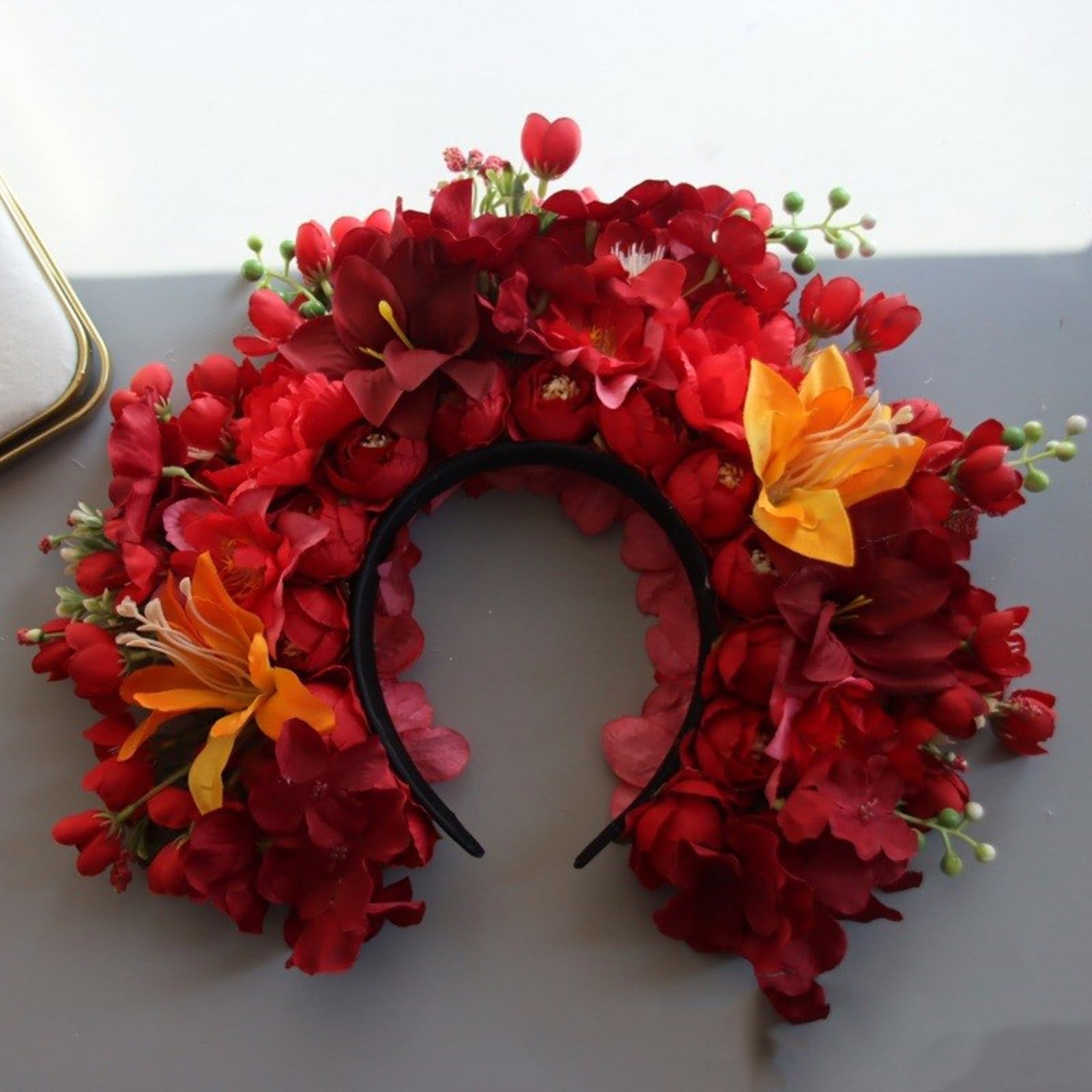 Brautgirlanden Blumenkronen Hochzeit Blumenstirnband Strandkranz Haarband Mädchen Haarschmuck Frauen Kopfreifen Requisiten Bequem