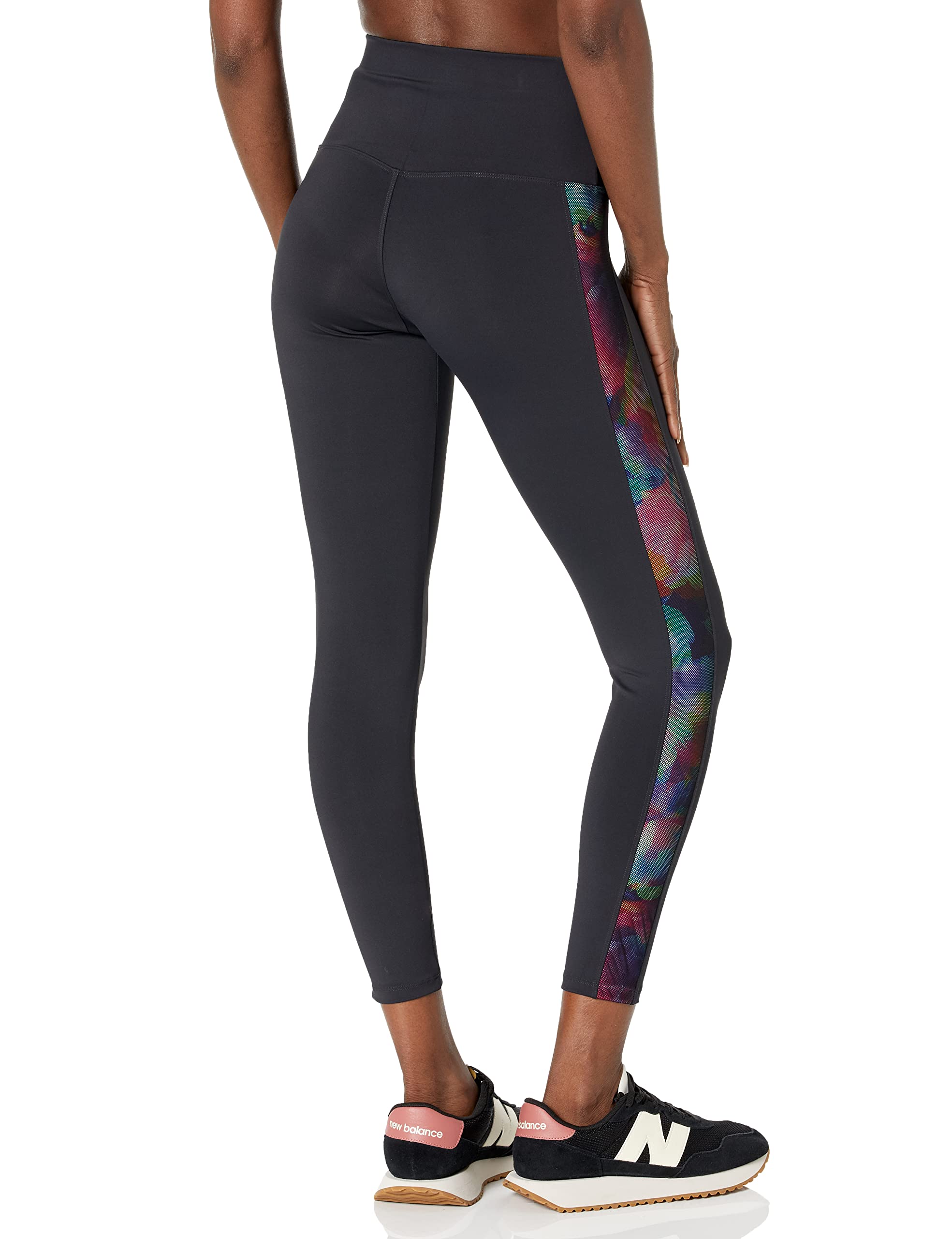 Desigual Tulip Floral Side Black Sport Leggings 23SWKK03