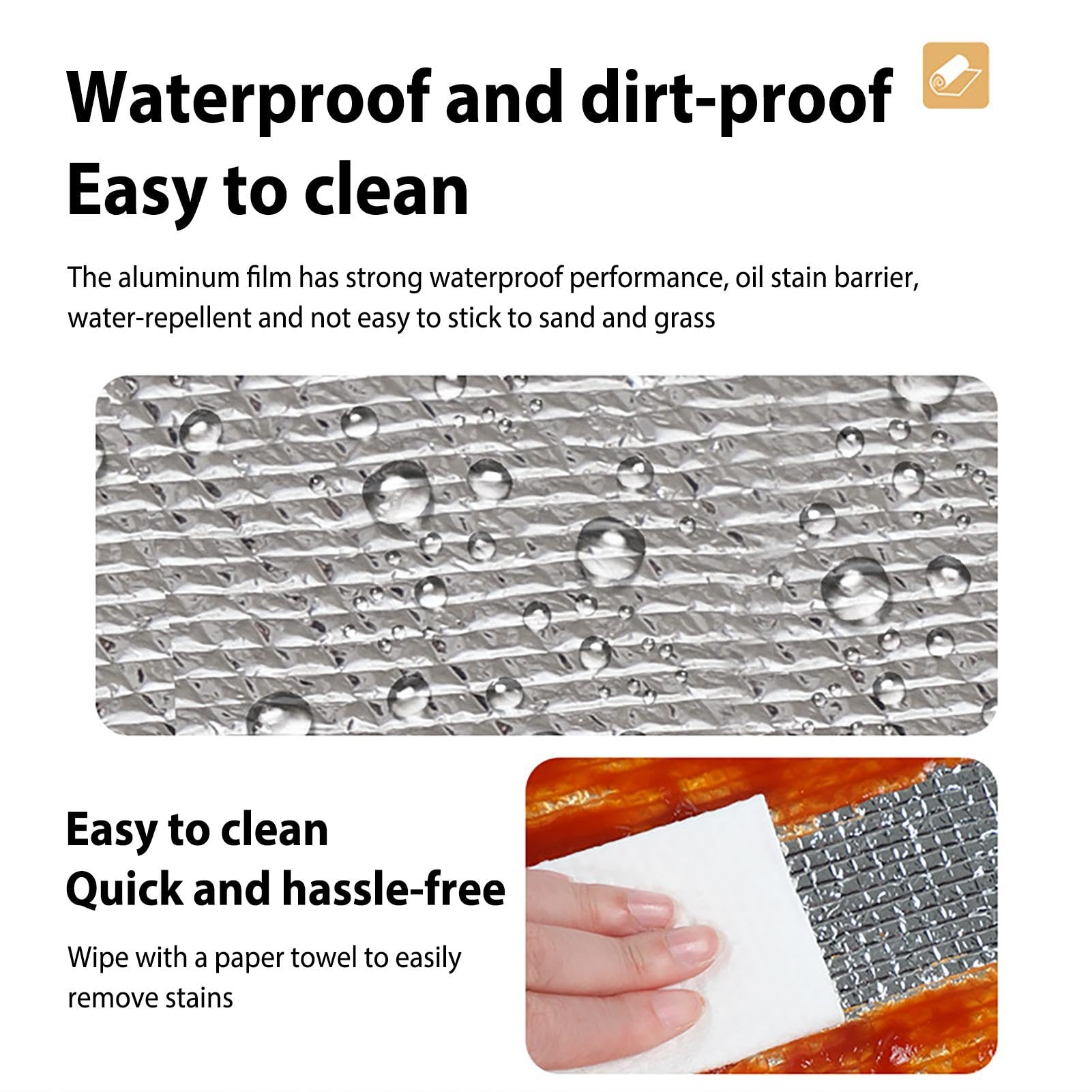 Isomatte Camping - Wasserdichte Outdoor Schlafmatte Mit Alufolie