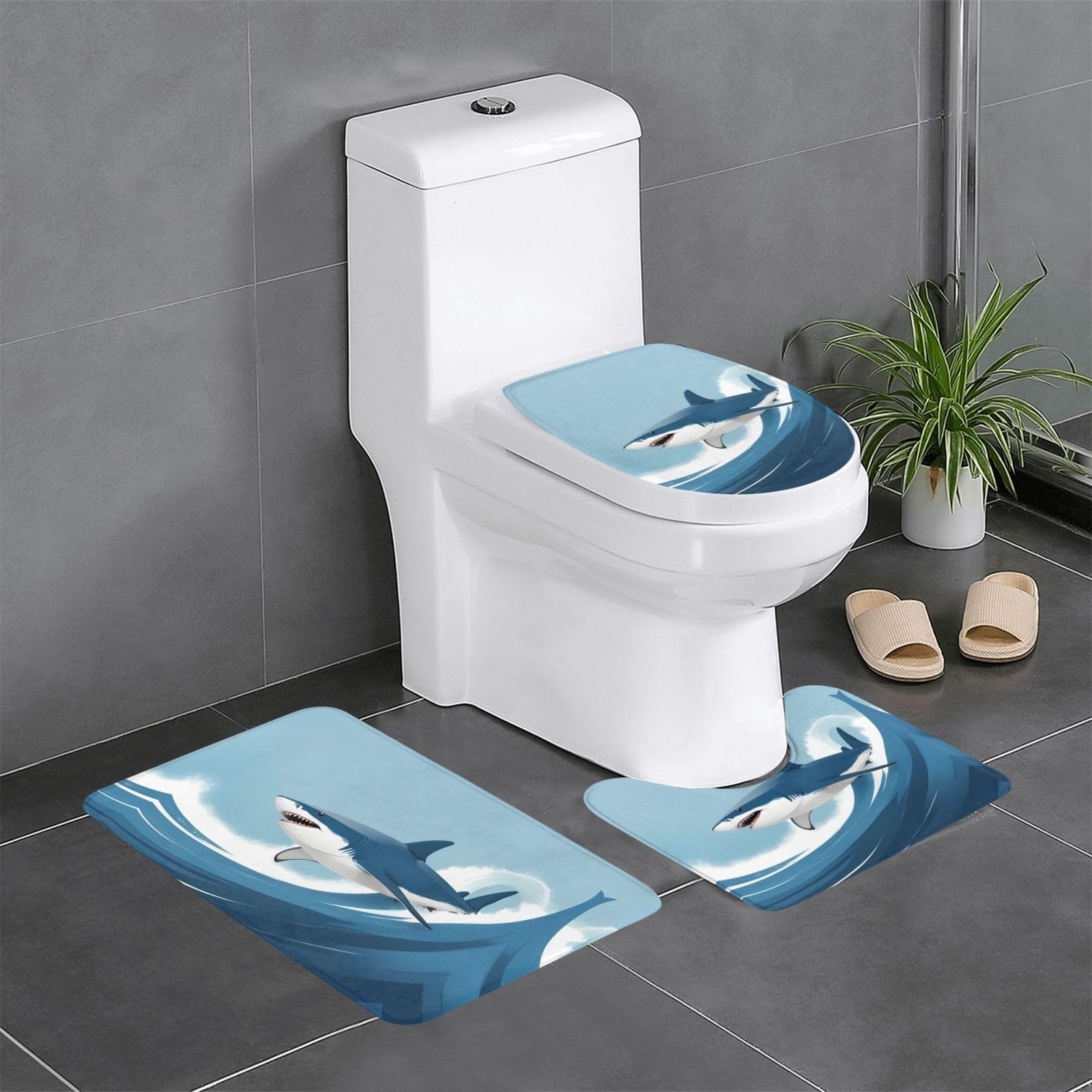 Tapis de sol antidérapants flanelle épaisse YYHWHJDE confort premium pour salle de bain