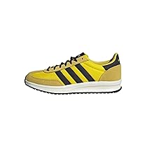 adidas Uomo Run 70S 2.0 Shoes, Yellow, Core Black, off White, 40 EU