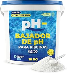 CONTROL GARDEN Bajador PH Piscinas Granulado 10 KG | Reductor pH- Piscina Interior y Exterior | Minorador Sólido - Súper Concentrado | Pool Regulador de Poliester, Liner y Electrólisis Salina