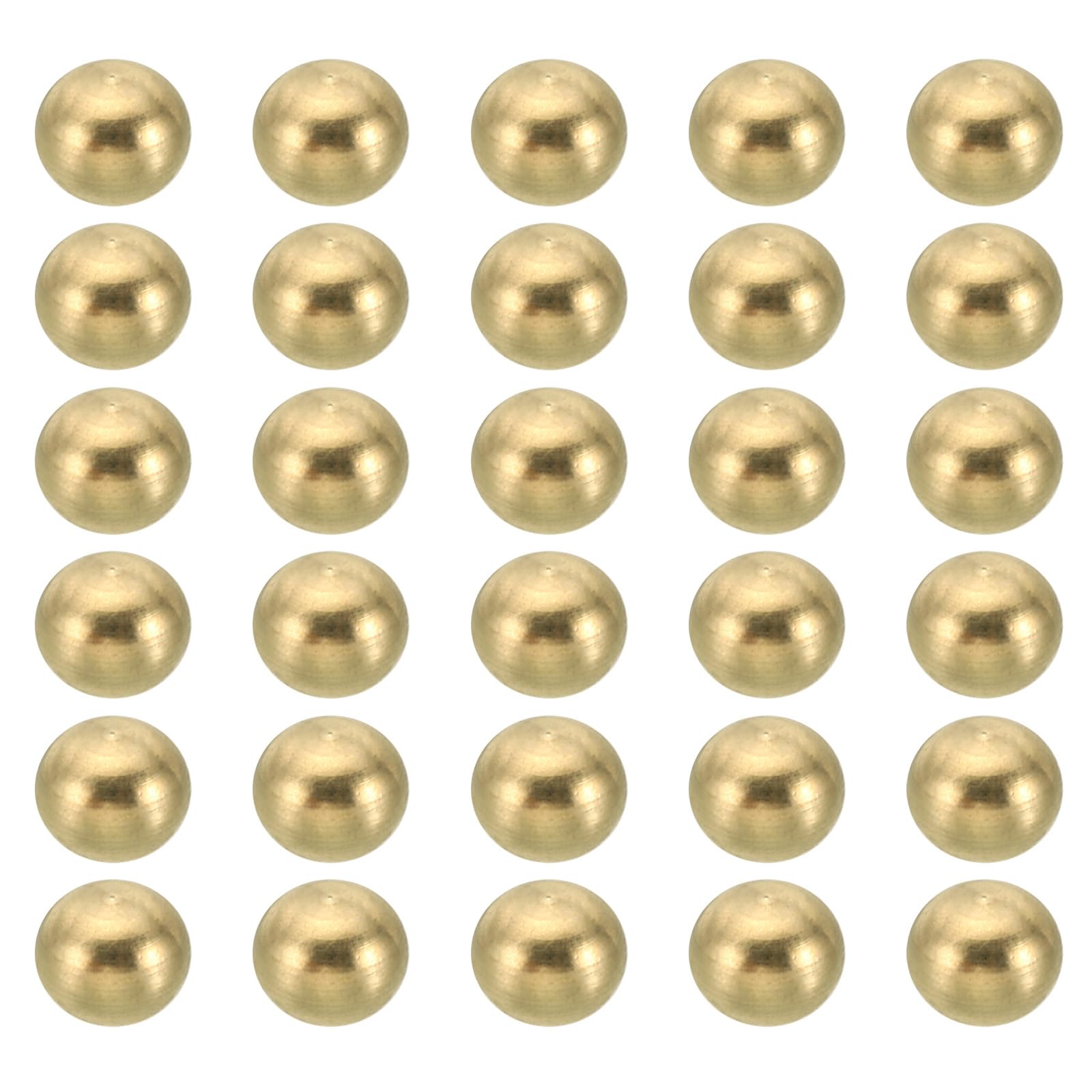 PATIKIL Dado Cieco M3x6mm, 30pz Cappucci Copri-Dado Bulloni in Ottone Dadi a Cappuccio a Filettatura per Viti Decorazione per Lampade, Copertura Dado per Mobili Illuminazione o Progetti