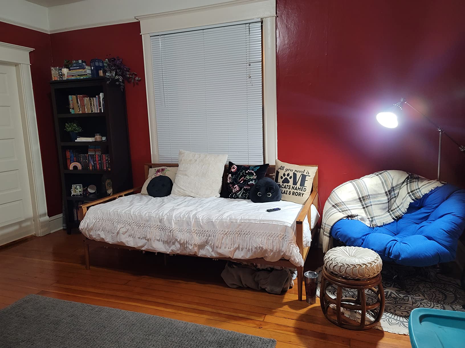 46/mo Finance Walker Edison Mid Century Modern Wood Spindle Daybed