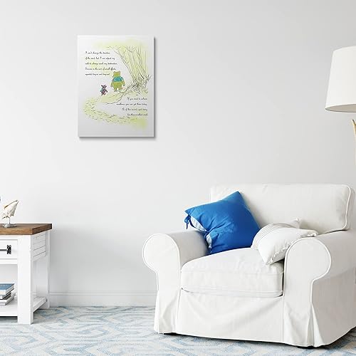 Miniatura 9 de SINGLEAART Arte de pared para decoración de habitaciones, impresiones en lienzo, 12 x 16 pulgadas, carteles de oso y cerdo, pintura de estilo