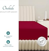 Vista 114 de Carressa Linen Sábana bajera ajustable 100% algodón tamaño King – Sábana bajera de 800 hilos King de algodón, lujosamente suave, refrescante