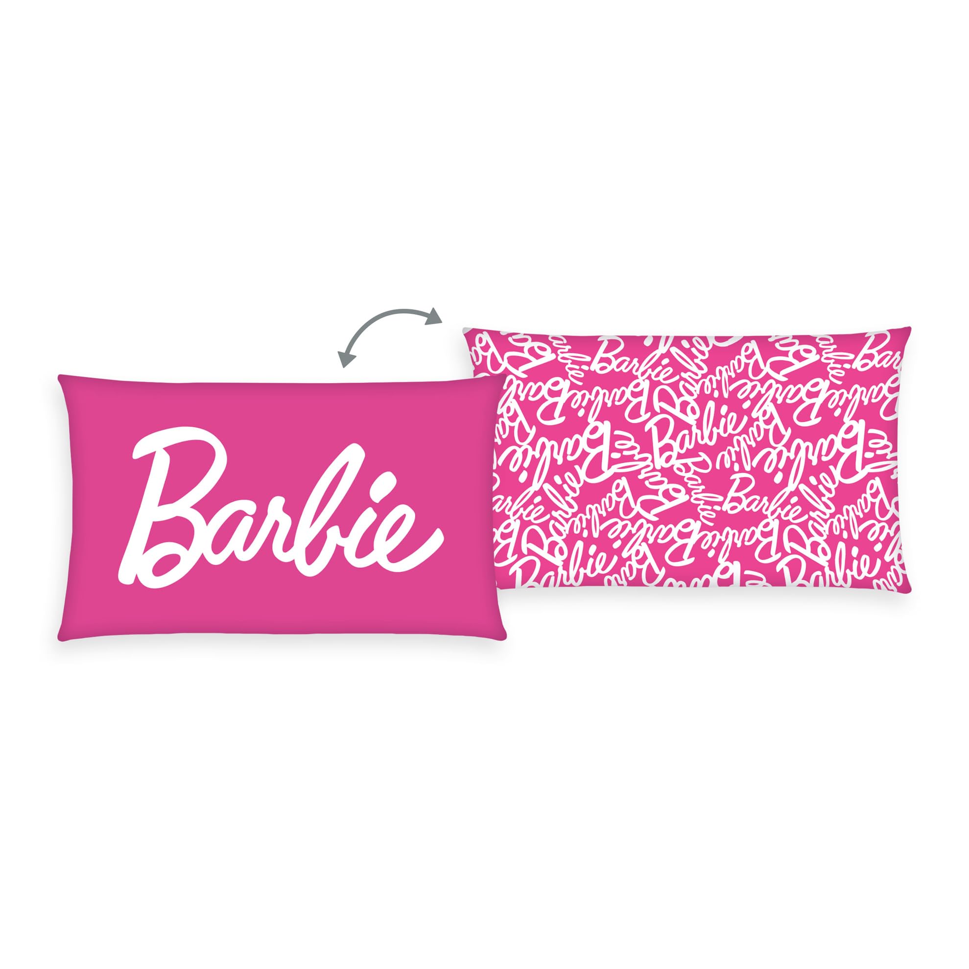 Herding Cojín con diseño de Barbie, 30 x 50 cm, cojín de niños de Tejido sintético de Pelo Corto Velboa, cojín Suave y Decorativo para acurrucarse, 100% poliéster