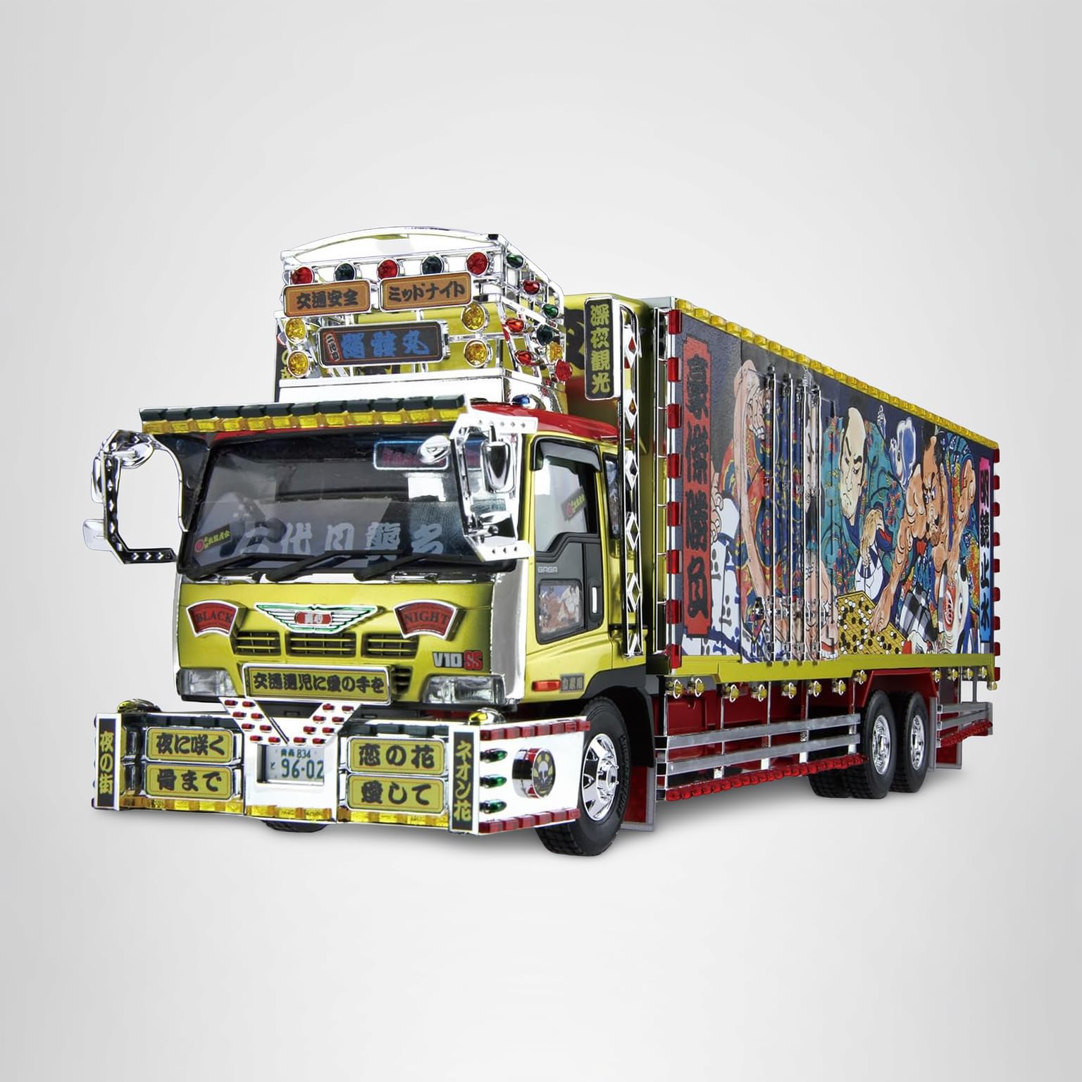 Amazon.co.jp: 青島文化教材社(AOSHIMA) ザ☆デコトラNo.2 1/32 二代目