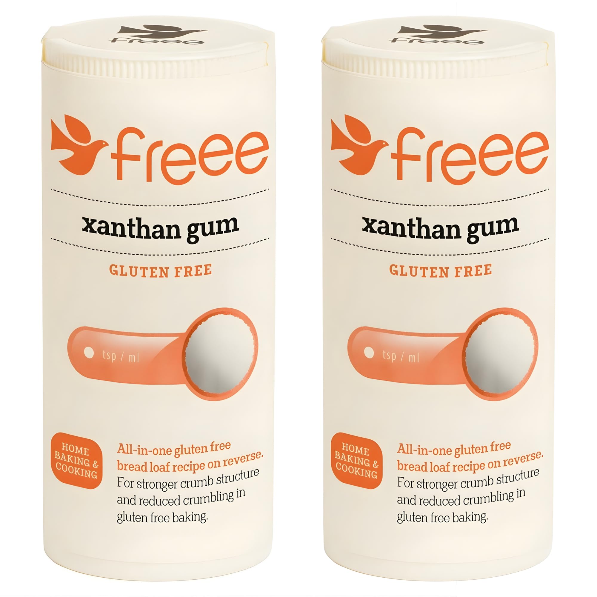 freee Gluten Free Xanthan Gum Powder 3.53 Oz / 100 g (Pack of 2) | Thickener, Binder & Stabilizer | For Baking, Sauces, Soups, Desserts, Ice Cream |