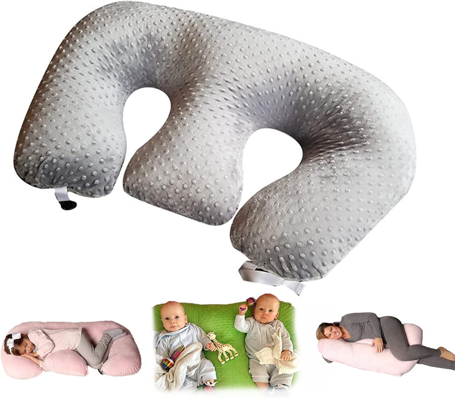 LWKBE Multifunctional Nursing Pillow for Twins,Breastfeeding Pillow for Pregnant Women,Machine
