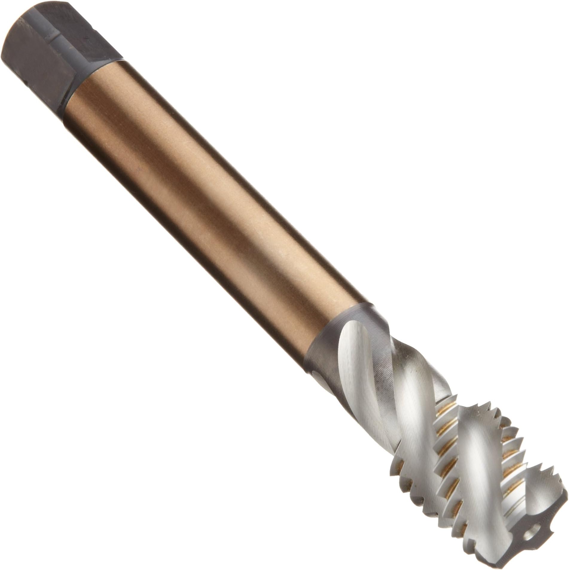 DormerE002M3 Series E002 HSS-E-PM Spiral Flute Machine Tap Metric with Bright Finish, ISO Standard, M3 x 0.50 mm Thread, 48 mm Length