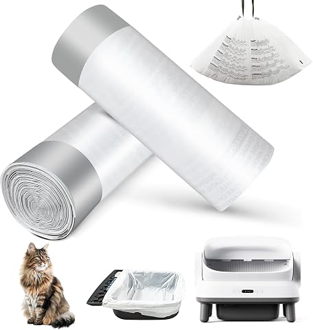 45 Count Litter Box Liners for Happypaw GEN 5 Plus Waste...