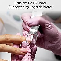 Vista 7 de Taladro de uñas inalámbrico, lima de uñas eléctrica, lima de uñas profesional para manicura y pedicura, kit de máquina de taladro de uñas recargable
