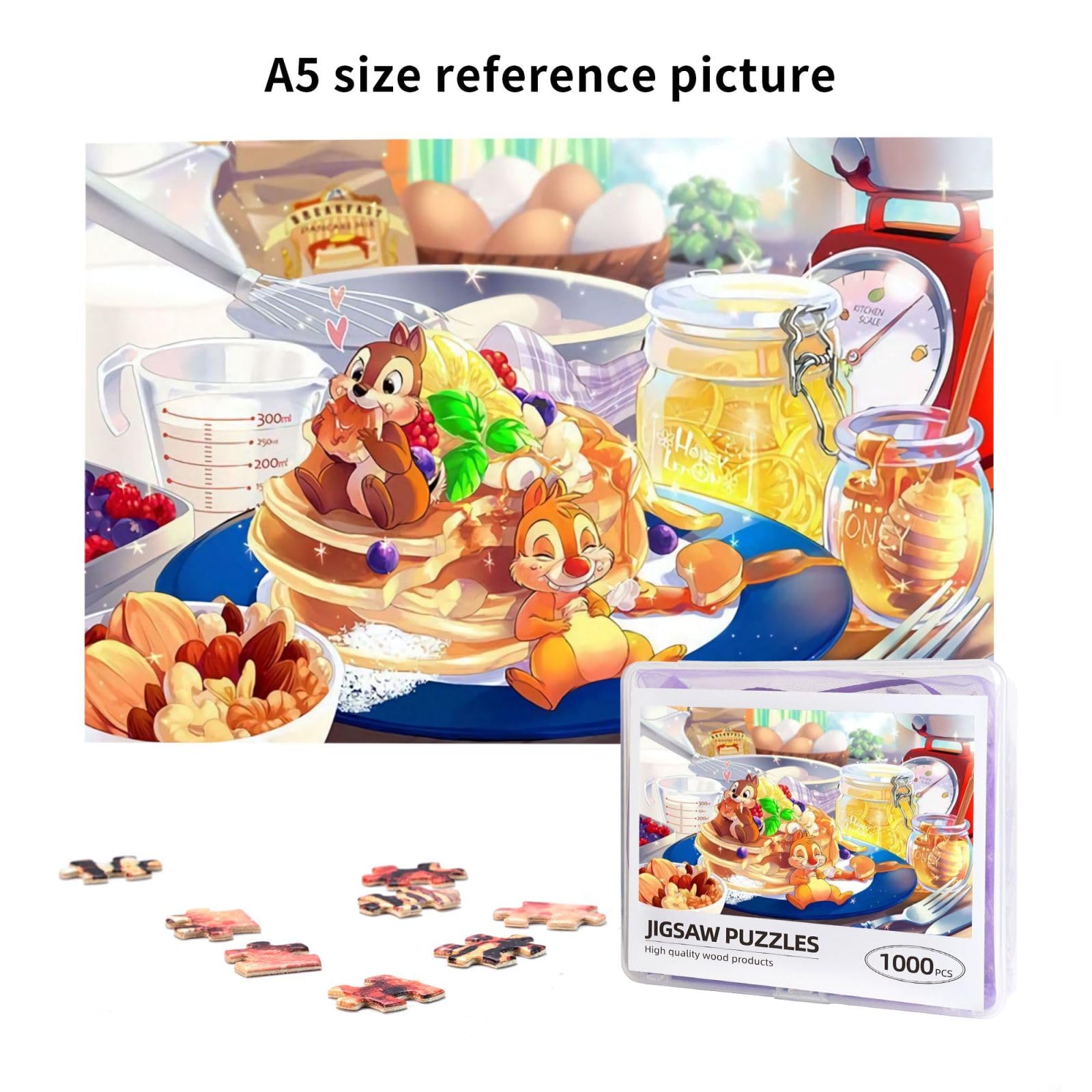 Amazon.co.jp: チップ デール アニメ ジグソーパズル 木製 1000