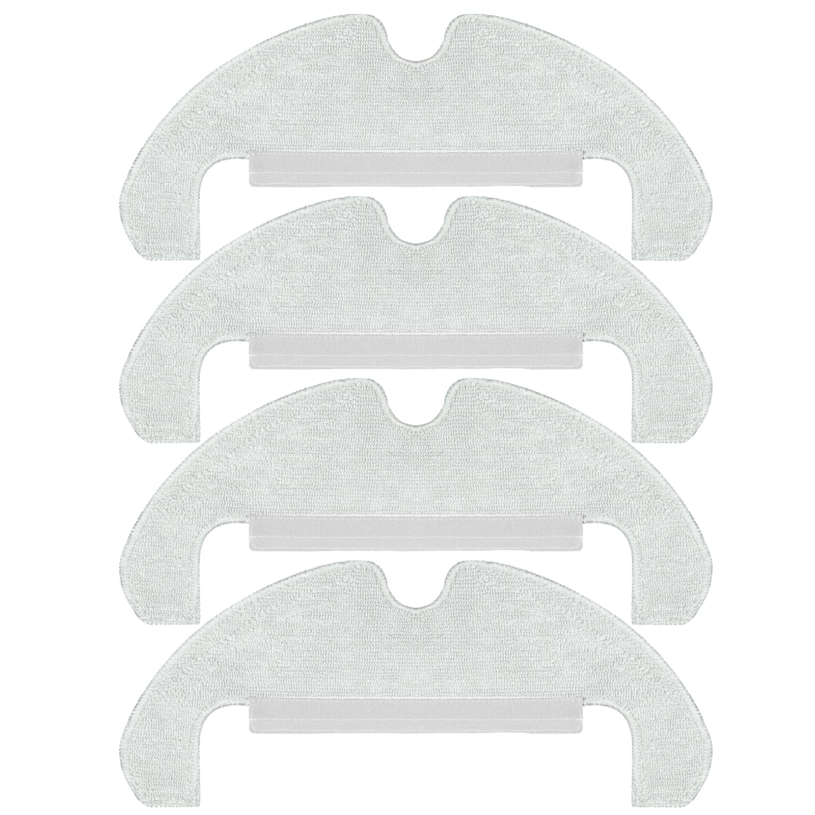 PeakLife 4 Paños para Dreame D10 Plus Gen 2, Mopas de Recambio para D10s Plus, D9 Plus, Z10 Pro, Repuestos Lavables y Reutilizables Compatibles con Robot Aspirador