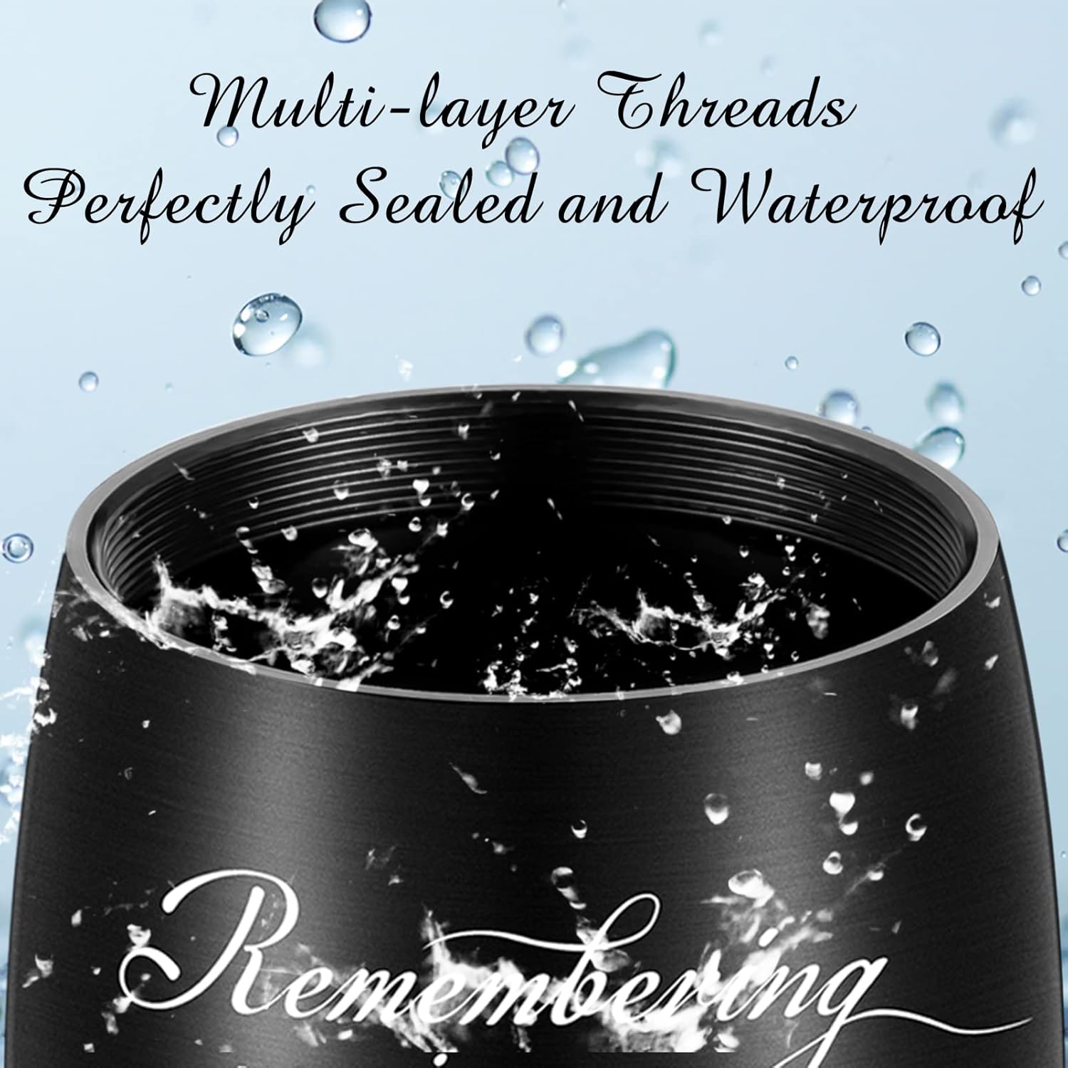 Personalized 3 Inches Small Keepsake Urn for Ashes Mini Aluminum Urn for Human Ashes Cremation Funeral Ash Holder - Remembering & Missing