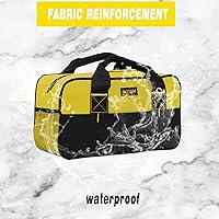 Vista 6 de FASTECH Bolsa de herramientas con cremallera de 14 pulgadas, pequeña bolsa de herramientas de boca ancha, bolsa organizadora de herramientas