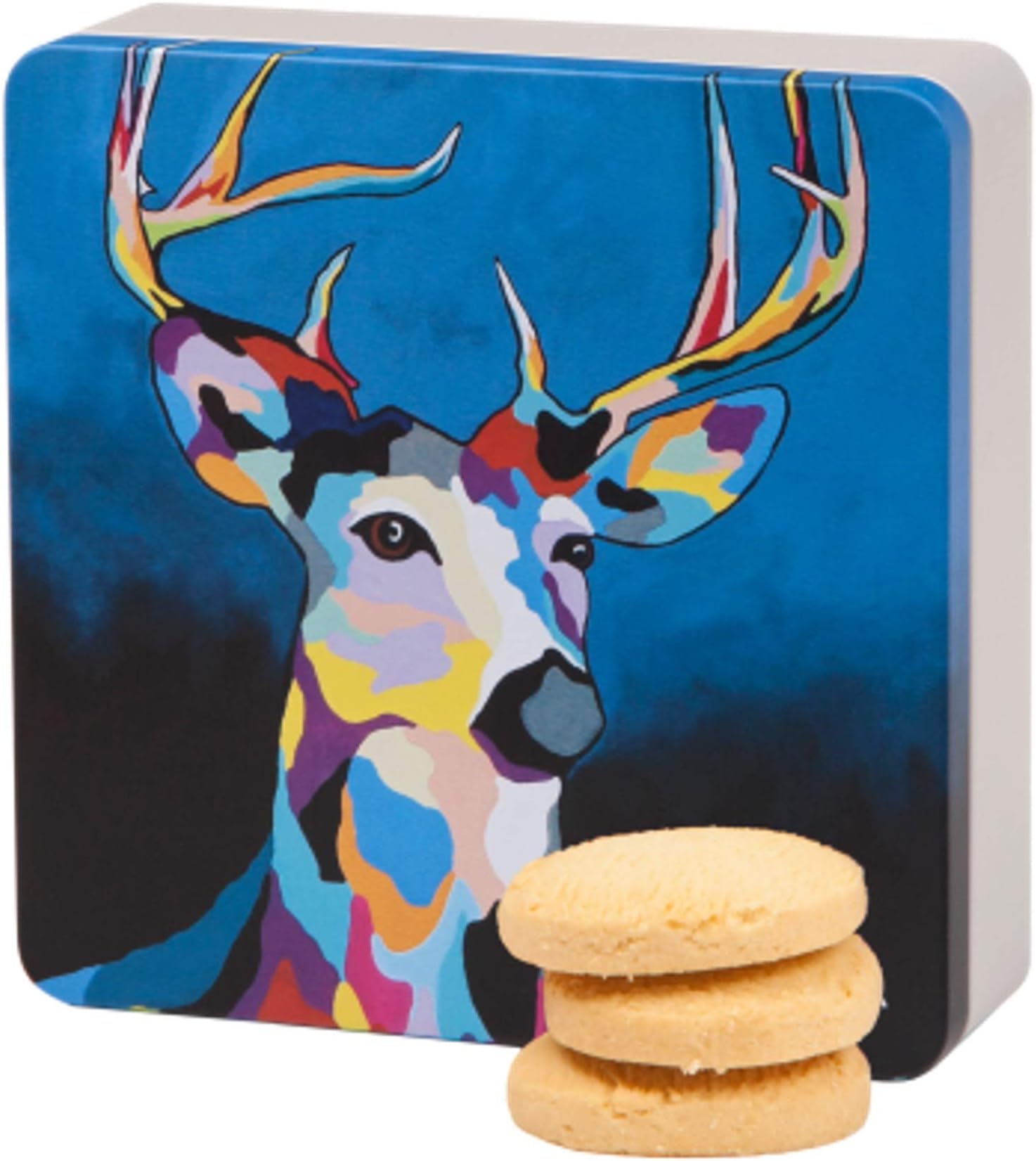 Dean's Scotland | Glen McDeer All Butter Shortbread Rounds | Hand Baked | Stephen Brown Art | Light and Crumbly | Collectable | Melt in the Mouth | Suitable for Vegetarians | 160 g