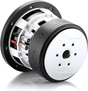 CT Sounds Meso-6.5-D2 6.5 Inch Car Subwoofer Dual 2 Ohm, 800 Watts Max