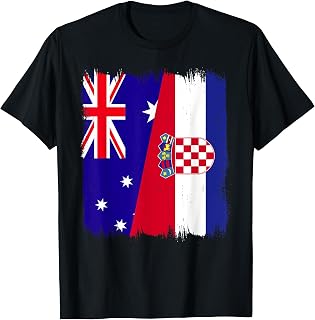 Australia Croatia Flag Hrvatska Australian Croatian Pride T-Shirt