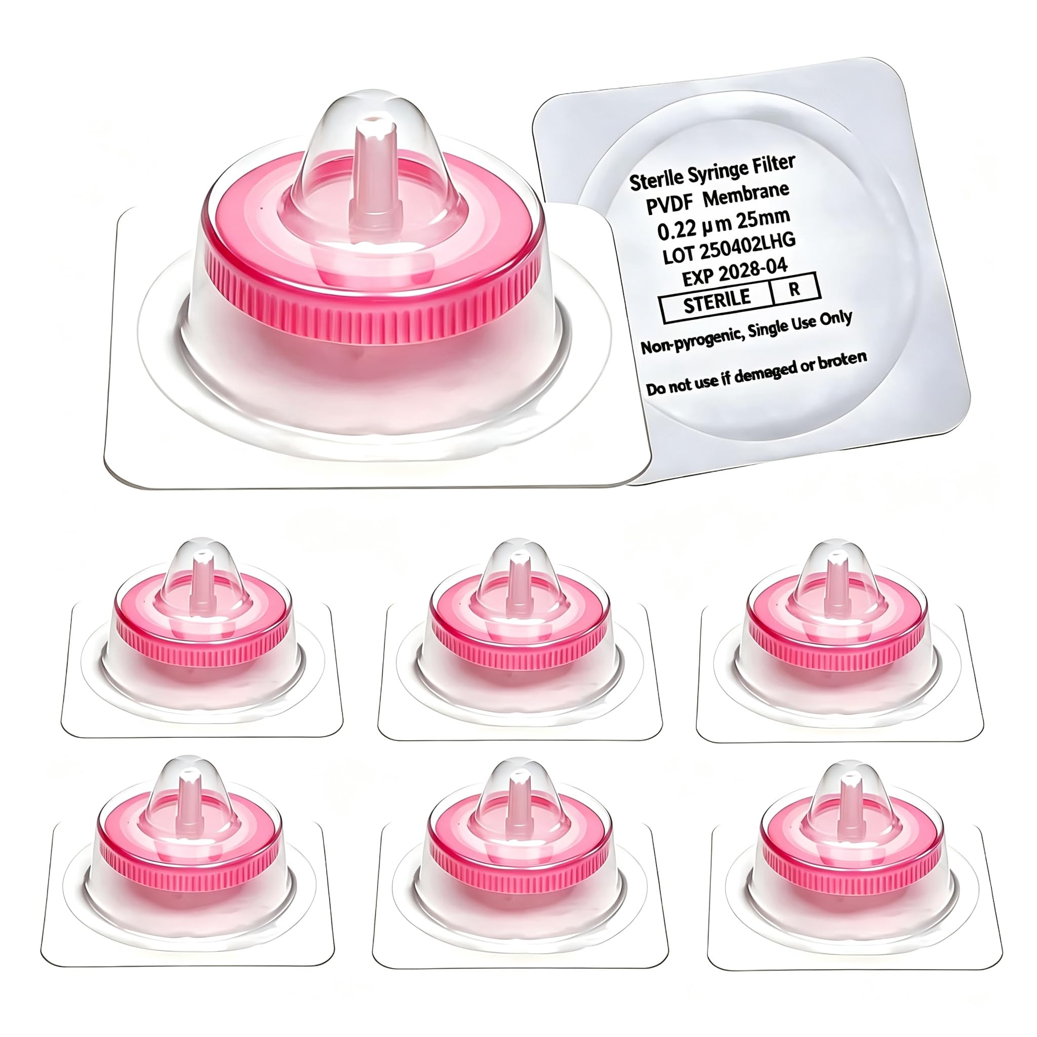 50PCS Sterile PES Syringe Filters,13mm,0.22um,Individually Packed — Amazon image 12