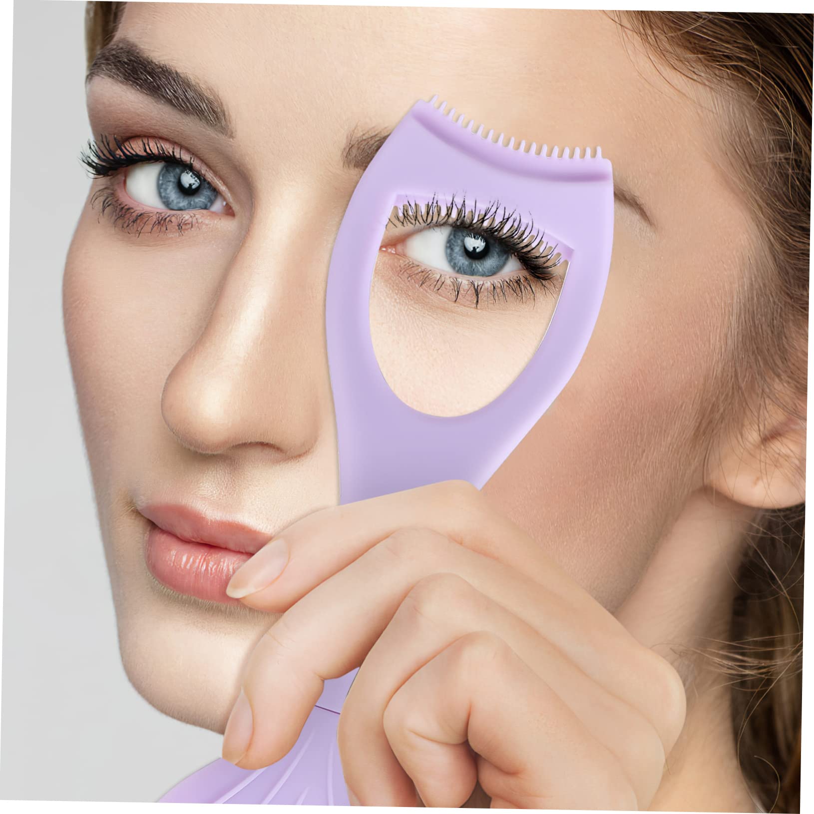 Ipetboom Eyelash Holder Mascara Guard Tool 3pcs Lash Mascara Shield Eyelash Comb Applicator for Cosmetics