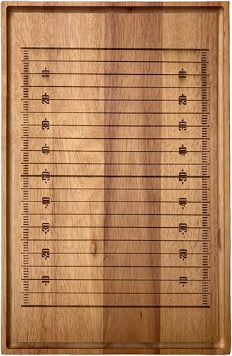 Tablero de madera para campo de fútbol, 20 x 12 pulgadas, caja de regalo incluida