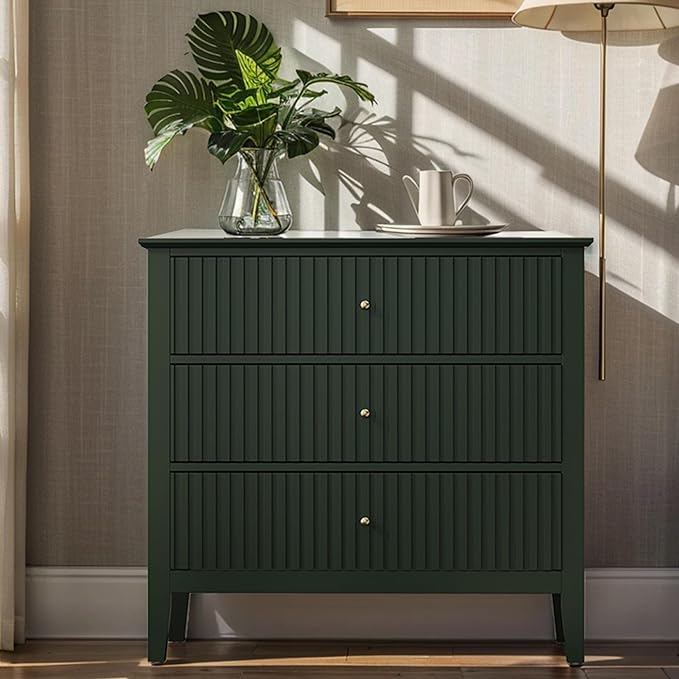 Amazon.com: May in Color Large Green 3 Drawer Dresser, Painted 30 Inch ...