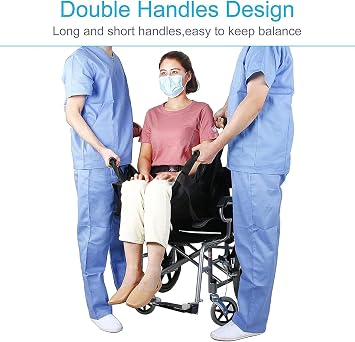 Foot Stair Slide Board Moving, Patient Lift Assistant Stair Move Sling Chair Cushion for Elderly Handicap