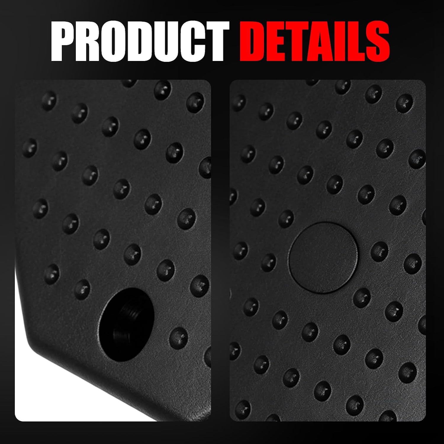 4 Pack Universal Car Lift Pads, Octagon Heavy Duty Rubber Lifting Arm Pads for Auto Lift Hoist Spareparts, 115×10mm (4.53"×0.39")